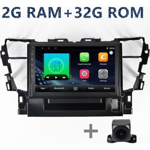 10'' autoradio 2.5D Touch screen Android Car navigation Multimedia Player for toyota Alphard with radio BT WIFI FM Map