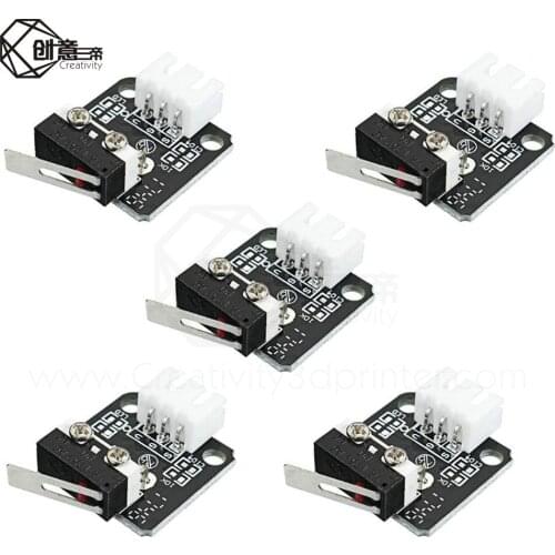 10PC 3D Printer Accessories X/Y/Z Axis End Stop Limit Switch 3Pin Control Easy to Use Micro Switch for CR-10 Series Ender
