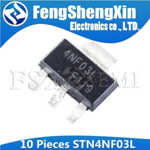 10pcs STN4NF03L SOT223 N4NF03L SOT-223 STN4NF03 SOT 4NF03L POWER MOSFET