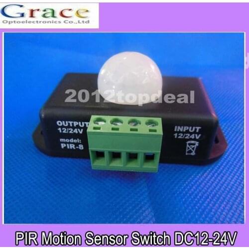 5pcs Auto-lighting Detector Infrared PIR Motion Sensor Switch For Led Lights DC12-24V