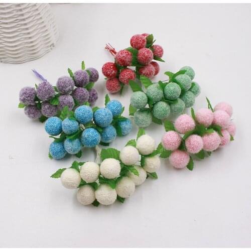 Bouquet PE Foam Bayberry Ball Flowers For DIY Wreaths Wedding Event Decoration Home Garden Decorative Supplies Colorful