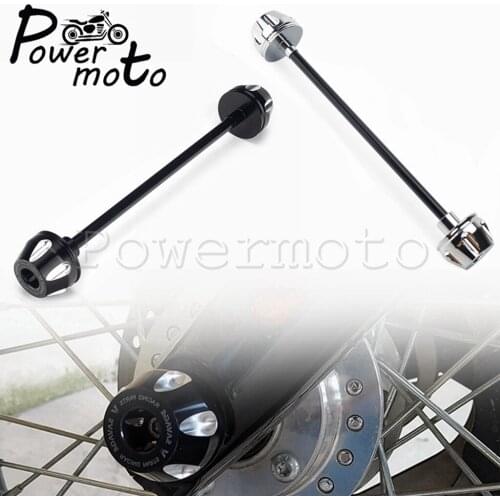 Chrome/Black Front Wheel Crash Protector Aluminum Motorcycle Axle Fork Falling Slider For Harley Softail Standard 2018-2021 2020