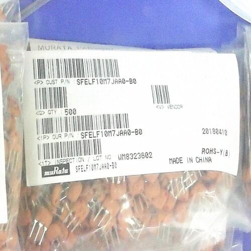 Ceramic crystal oscillator SFELF10M7JAA0-B0 10.7JA DIP3 10.7MHZ New and original 500pcs/lot