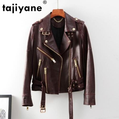 2020 Spring Autumn Genuine Leather Jacket Women Sheepskin Coat Female Womens Clothing Cotocycle Colthes Mujeres Abrigos WPY836