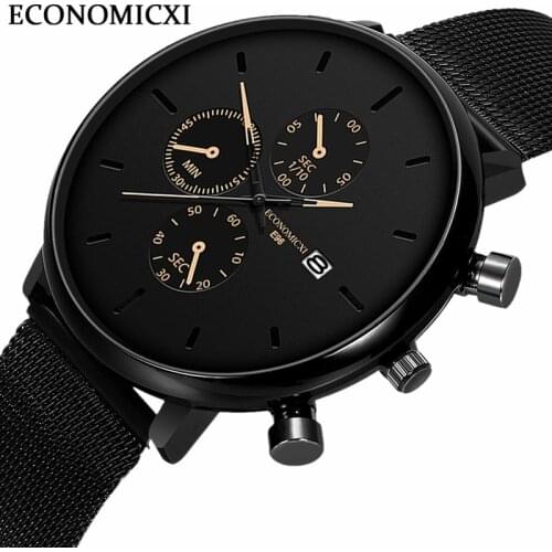 Мужские часы из нержавеющей стали KZD China At AliExpress