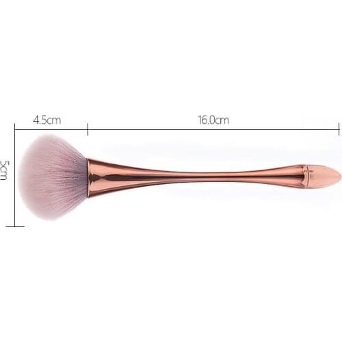 Small Waist Blush Brush Make-Up Brush Champagne Single Make-Up Brush Cosmetics Tools Beauty Products For Powder