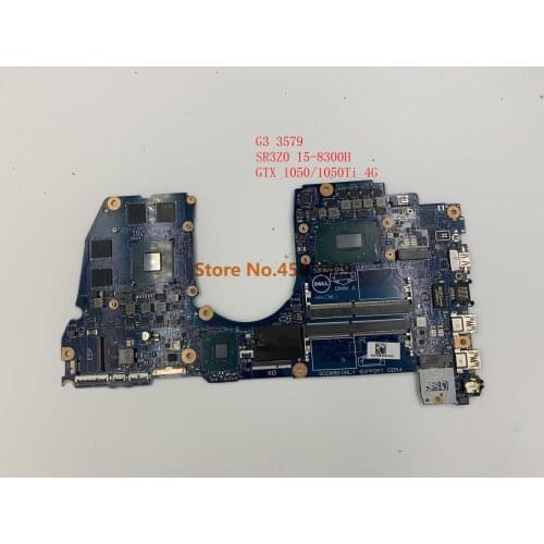 For dell G3 3779 CAL53 LA-F612P laptop motherboard with SR3Z0 I5-8300H CPU NVIDIA GeForce GTX 1060 Max-Q 6G 100% work