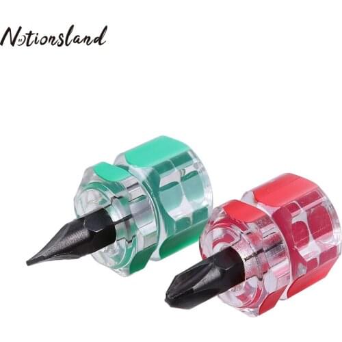 2pcs Mini Screwdriver Set Short Sewing Machine Screwdriver Handle Tools for Repair Screw Driver DIY Sewing Tool