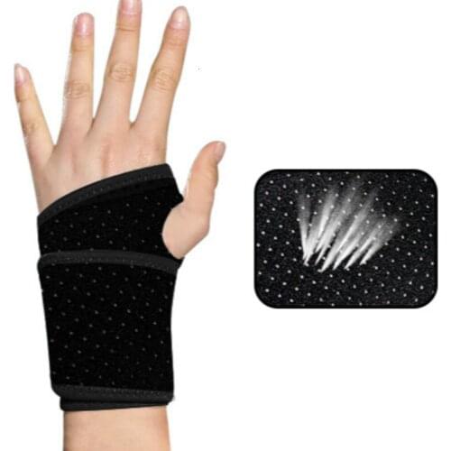 1PCS Wristband Neoprene Adjustable Wrist Support Volleyball Badminton Tennis Wrist Brace Wraps Hand Band Artritis Gym Straps