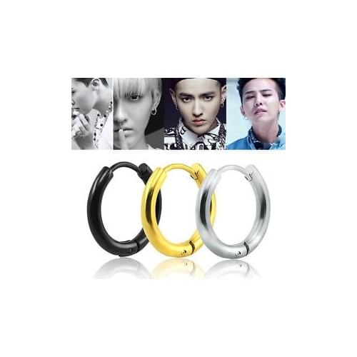 New Arrive 1pair Round 316L Stainless Steel Dangle Earrings for Women Girl Free Shipping