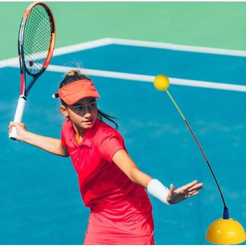 Professional Tennis Trainer Portable Practice Training Ball Equipment Stereotype Swing Tool Self-study Adult Kids Exercise