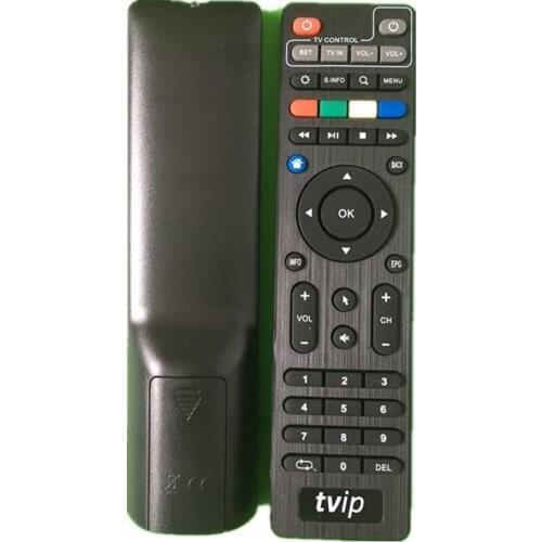 100pcs Original Hot Sale TVIP Remote Control For Tvip410 Tvip412 Tvip415 TvipS300 Black Color tvip Remote Controller without BT