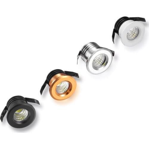 LED Downlight ultra small 3W 85~265V round embedded LED spotlight COB shop interior kitchen counter home lighting