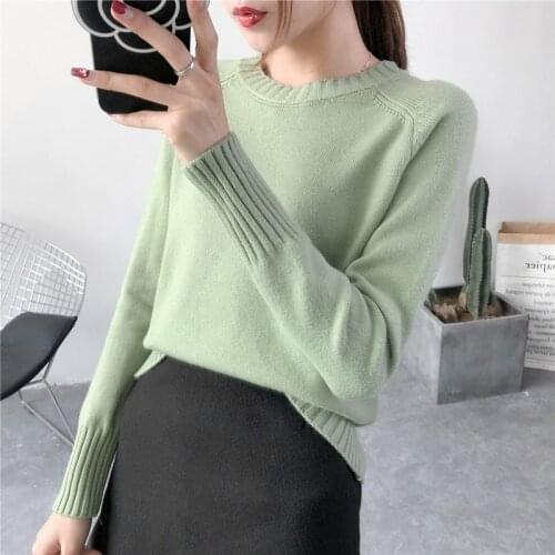 Sweater Female 2021 Autumn Winter Cashmere Knitted Women Sweater And Pullover Female Tricot Jersey Jumper Pull Femme Knit Tops