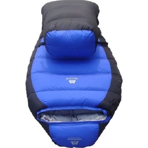 Ultralight camping sleeping bag Mummy Bag white duck down sleeping bag goose down sleeping bag for free shipping