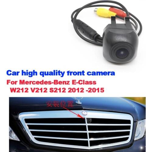 High Quality Car Front View Parking Special Camera For Mercedes Benz E Class W212 V212 S212 2012～2015 Waterproof Night Vision hd