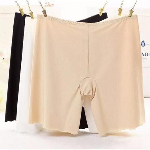 Ladies Slim Safety Short Pants Under Skirt Fashion Seamless Safety Pants Boxer Shorts Sexy Underwear Safety Short Panties Women