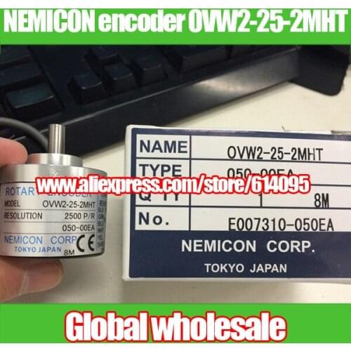 1pcs NEW NEMICON OVW2-25-2MHT rotary encoder / 2500P / R 2500 line economic NEMICON encoder
