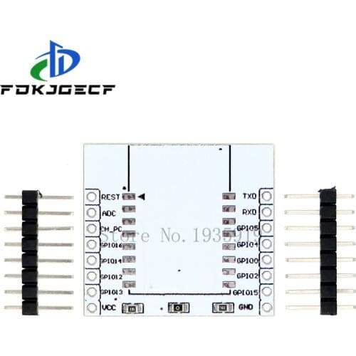 10pcs/lot ESP8266 serial WIFI Module Adapter Plate Applies to ESP-07, ESP-08, ESP-12F, ESP-12E