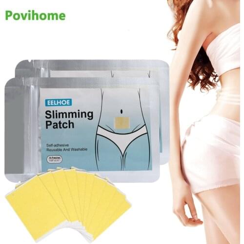 10Pcs Herbal Slimming Patch Lose Weight Thigh Arm Abdomen Cellulite Removal Fat Burning Body Detox Shaping Medical Plaster