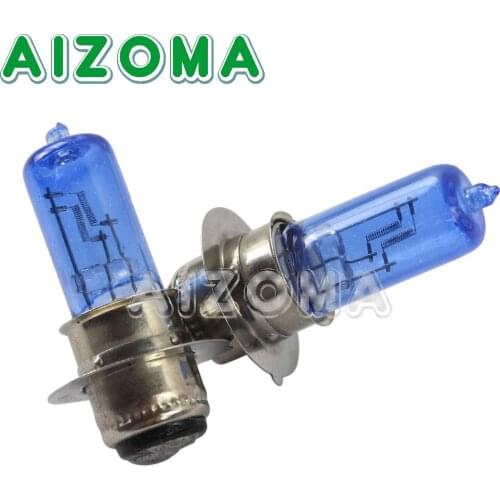 2pcs Super White Xenon 12V 35W Headlight Head Light Lamp Bulbs Universal for Honda Yamaha Motocross ATV Scooter