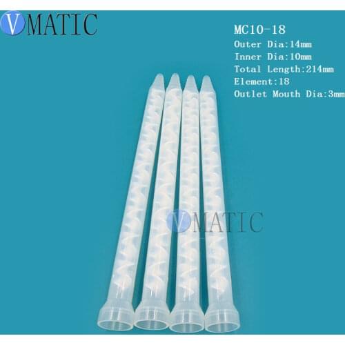 2020 High Precision MC10-18 Dispensing Mixing Tube,Plastic Static Mixer Glue Dispensing Mixer Tip