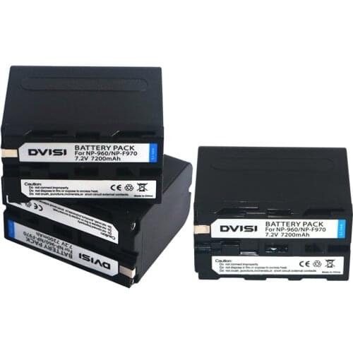 3Pcs/lot NP-F970 F970 NPF970 NP-F960 Rechargeable Battery for Sony F975 F970 F960 F950MC1500C 190P 198P F950 MC1000C TR516 TR555