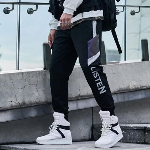 Autumn and Winter Mens Multi Pockets Fashion Cargo Pants Streetwear Hip Hop Joggers for Men Ankle Length
