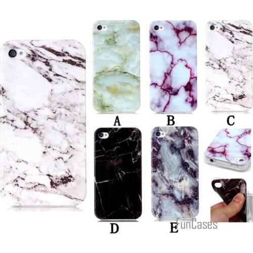 Back Case For iPhone 5S 5 SE Case Silicon Soft Ultra Thin TPU Marble Pattern Back Cover Celular Coque 4.0 inch Phone Bags