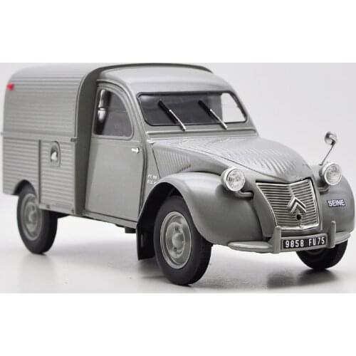 Hot Sale Classic Alloy Vintage Car Model for Norev 1:18 Citroen 2cv Fourgonnette 1957 Decast Van Car Model