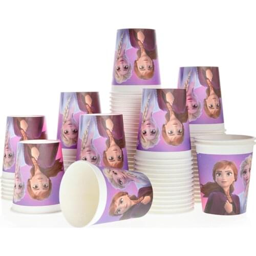 Frozen 2 Birthday Party Essentials Supplies Pack For Kids Paper Cups Napkins Plates Tablecover Birthday Candle Suitable Decor