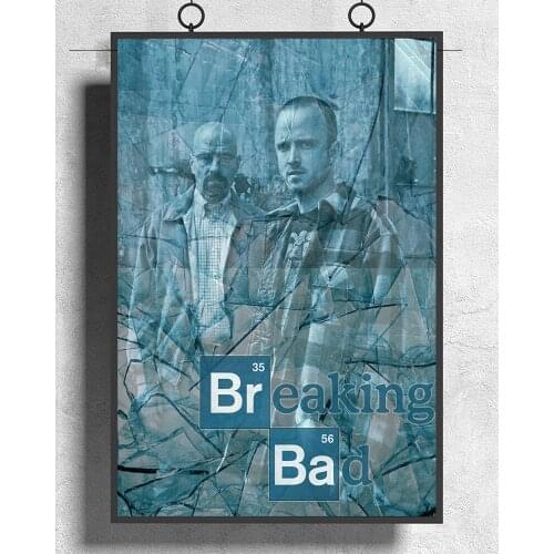 L107 BREAKING BAD TV Show Classic Silk Fabric Poster Art Decor Indoor Painting Gift