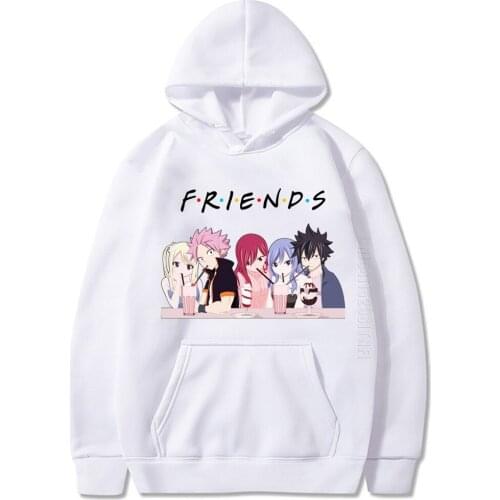 Hot Fairy Tail Hoodies Natsu Lucy Gray Elza Classic Comic Classic Anime Japan Men Fashion Designer Streetwear