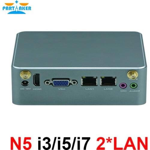 China factory Nuc dual nano pc I3 4005U i5 4200U I7 4500U Processor Intel fan mini pc computer