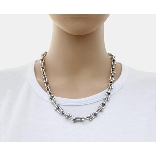 Fashion U-shaped chain necklace simple clavicle chain female necklace hot sale