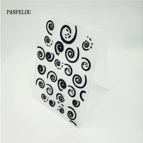 HOT plastic Circle craft card making paper card album wedding decoration clip Embossing folders
