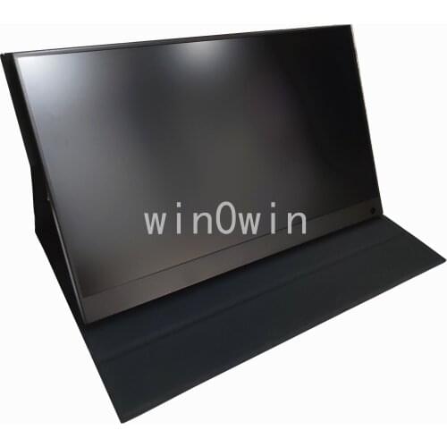 15.6" Portable Monitor IPS screen USB Type C HDMI display for PS4 Switch XBOX Samsung Huawei with Smart Case 1920X1080 BLACK