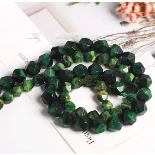 SEA MEW 28PCS Natural tiger eye stone cut, handmade necklace bracelet