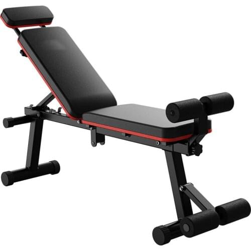 Foldable Dumbbell Bench Multifunctional Sit Up Abdominal Bench Weightlifting Training Arm Muscle Fitness Tool 27cm Seat Width