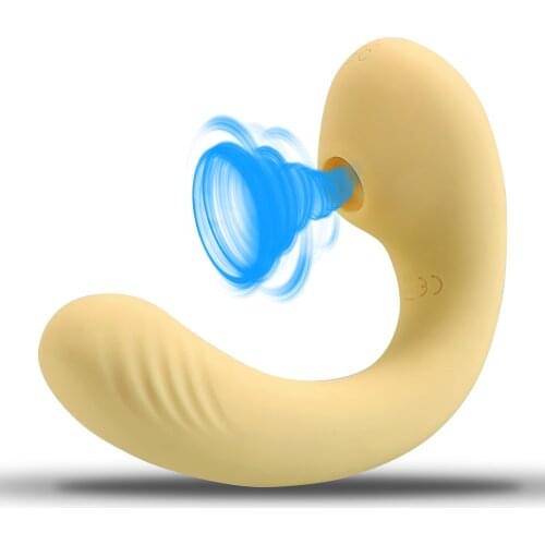 Stimulate G spot Vagina Clitoris Double Vibration Sex Toys Female Masturbator 10 Speed Vagina Sucking Vibrator for Women