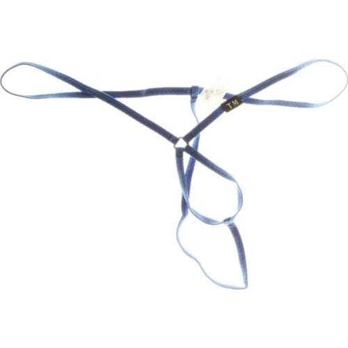 2019 Gay Male Underwear G-string Men T-back Sexy Panties Jockstrap Low Waist Thong Pouch Underwear Breathable G String Lingerie