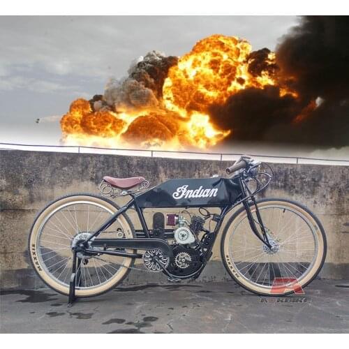 Battle Field Cruiser Bike Motor Bicycle Heavy Duty Handmade Chopper Tough Man Survivor Rescurer Military Grade Transporting Bike