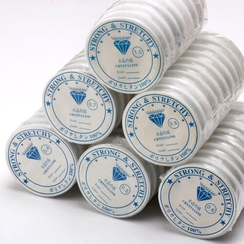 1 Roll/lot high-quality high-stretch crystal stretch line, beaded line, can be used as DIY necklace, bracelet, jewelry making