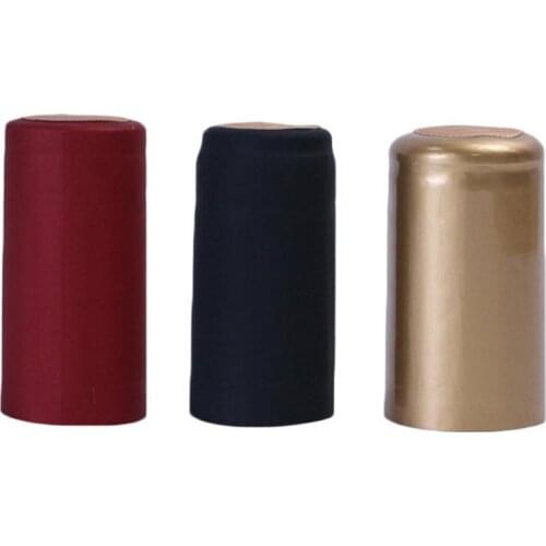 100pcs Wine Bottle Heat Shrink Capsules Wine Heat Shrinkable Plastic Cap Red Wine Heat Shrinkable Film Professional Wine Accesso