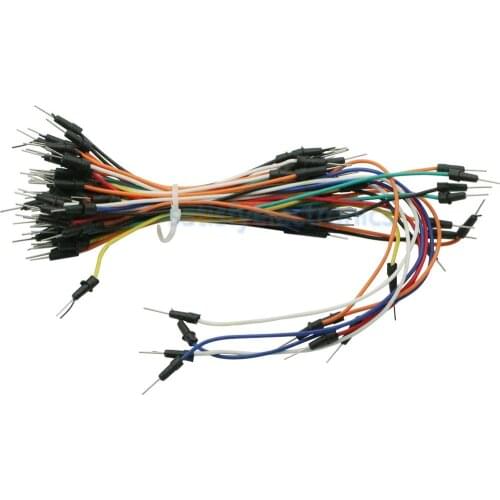 65pcs Breadboard Jumper Cables For Arduino Jump Code Wire Kit Set Breadboard Wires Wholesales