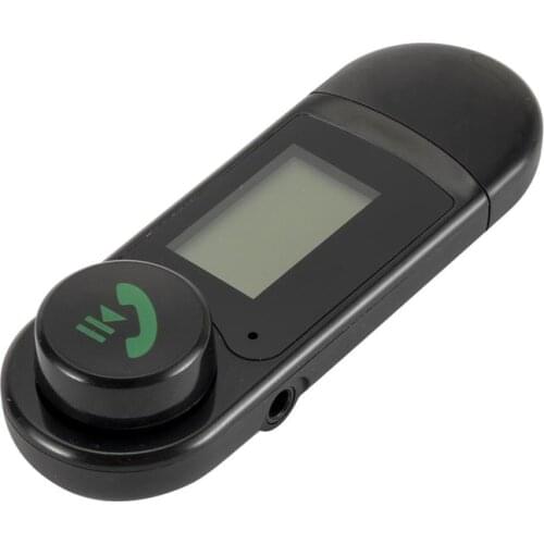 B15 USB Bluetooth 5.0 Transmitter Receiver with LCD screen display Built-in Noise Reduction HIFI Audio Adapter 3.5mm AUX for PC