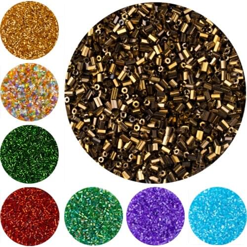 25 color Loose 2*3mm 800pcs Czech Cylindrical Glass Seed Needle Beads for Necklace Bracelet glass beads for Jewelry DIY Making