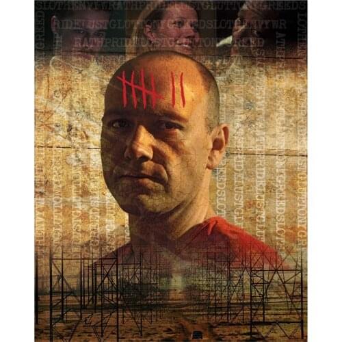 DIY 5D Diamond Painting Full Round Resin Mosaic "Seven Sin" Movie Diamond Embroidery Picture Rhinestone Home Decor Gift FH557