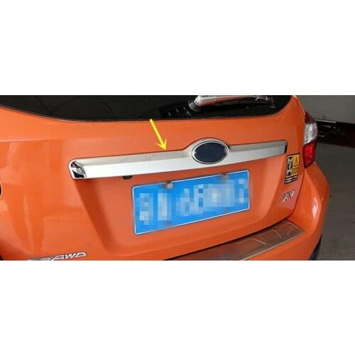 For Subaru XV 2012-2017 High-quality ABS Chrome trunk door decorative strip anti-scratch protection car accessories