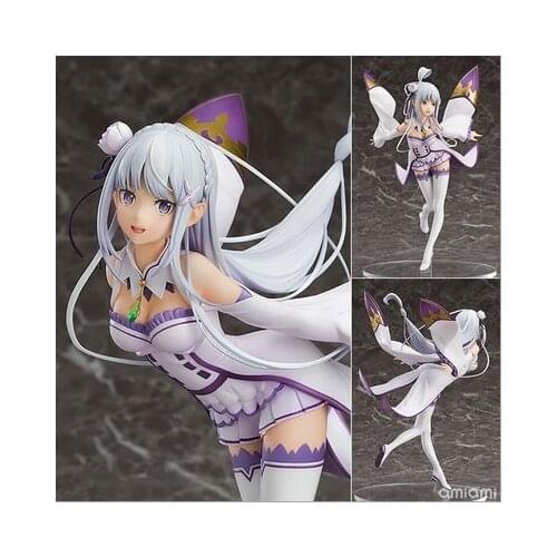 2021 hot 22cm Life in a different world from zero Emilia Action figure toys doll collection Christmas gift with box